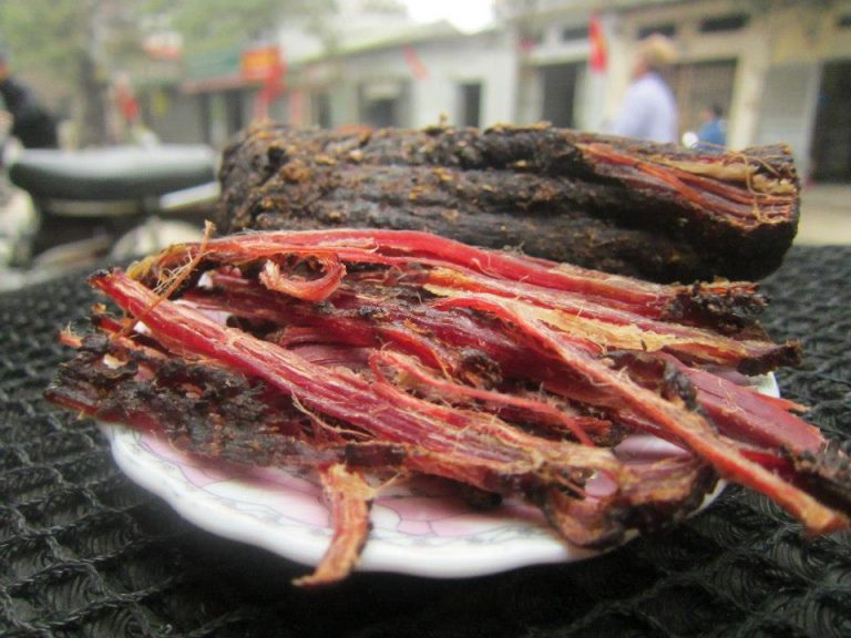 Thịt trâu sấy khô Lào Cai