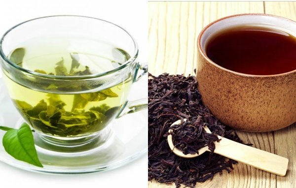 Trà xanh, trà đen - loại trà giải khát